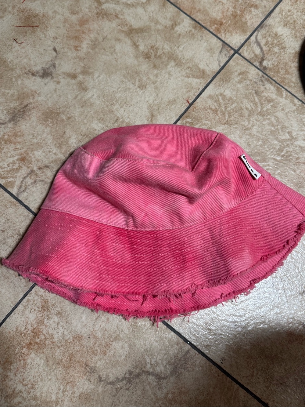 Kids Pink Ombre Bucket Hat - Brand Not Visible
